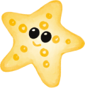 Dibujo de una estrella de mar